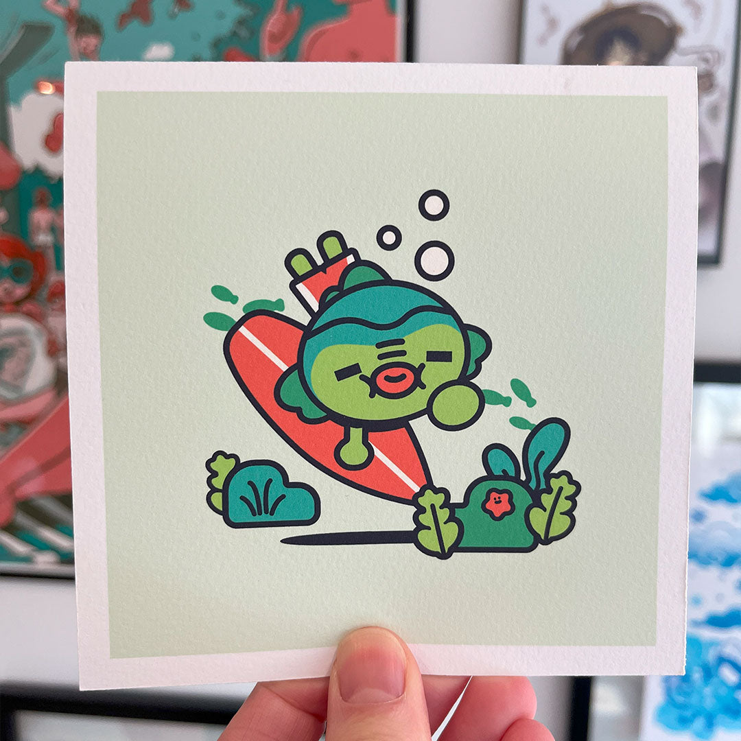 Bubbles Mini Print