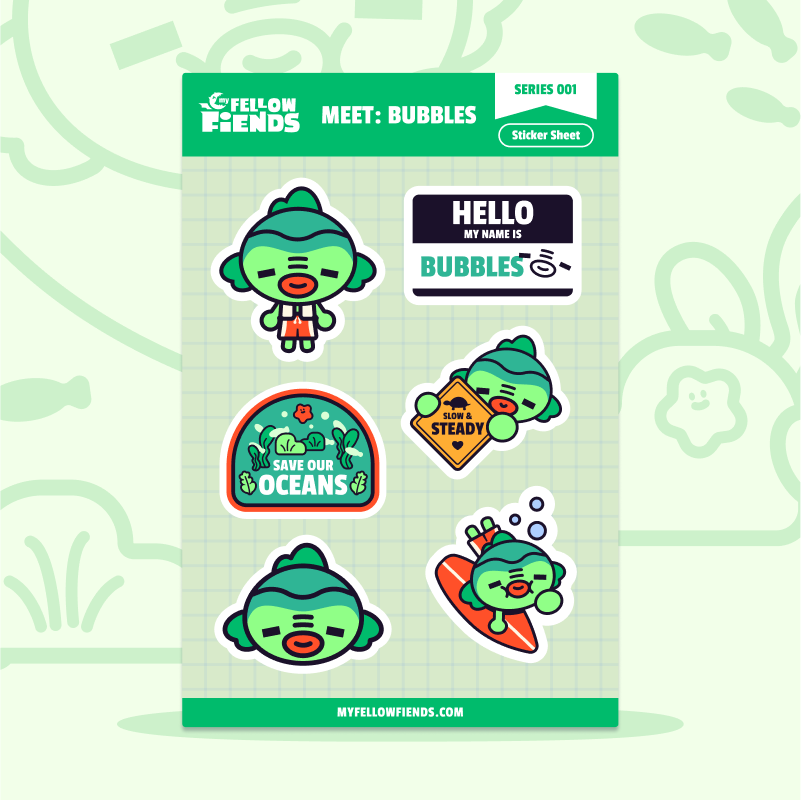 Meet Bubbles - Sticker Sheet