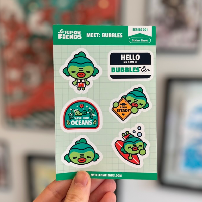 Meet Bubbles - Sticker Sheet