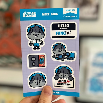 Meet Fang - Sticker Sheet