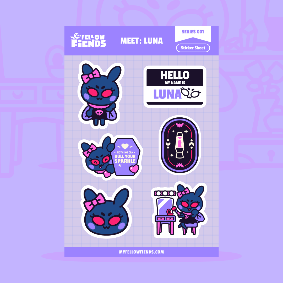 Meet Luna - Sticker Sheet