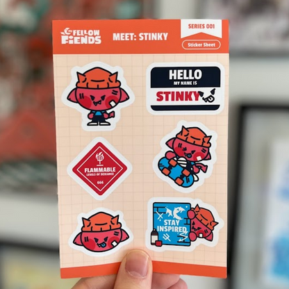 Meet Stinky - Sticker Sheet