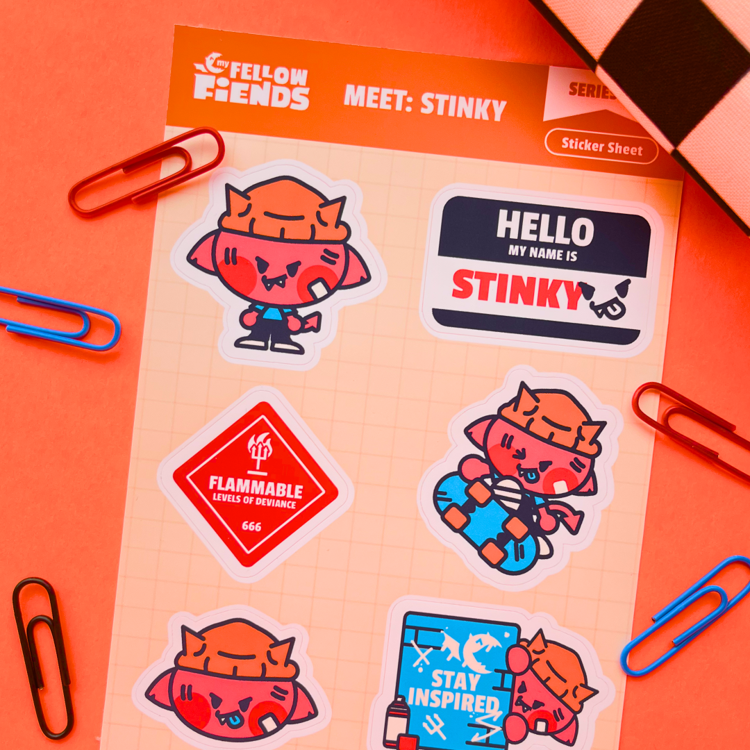 Meet Stinky - Sticker Sheet