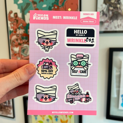 Meet Wrinkle - Sticker Sheet