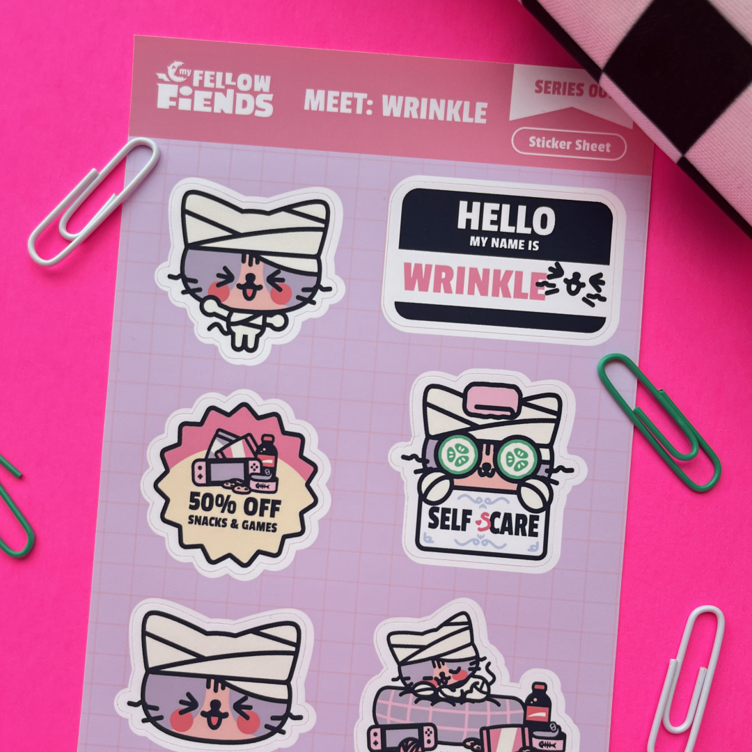 Meet Wrinkle - Sticker Sheet